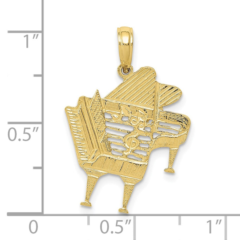 10k Piano Pendant