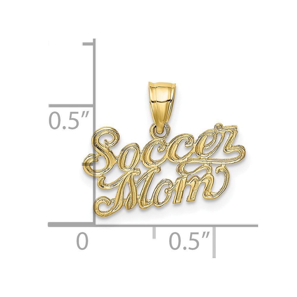10K SOCCER MOM Charm