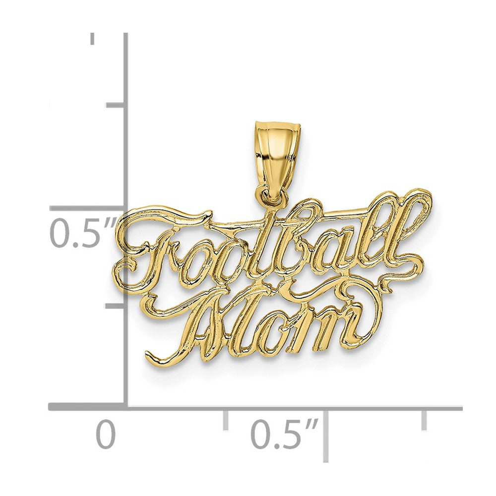 10K FOOTBALL MOM Charm