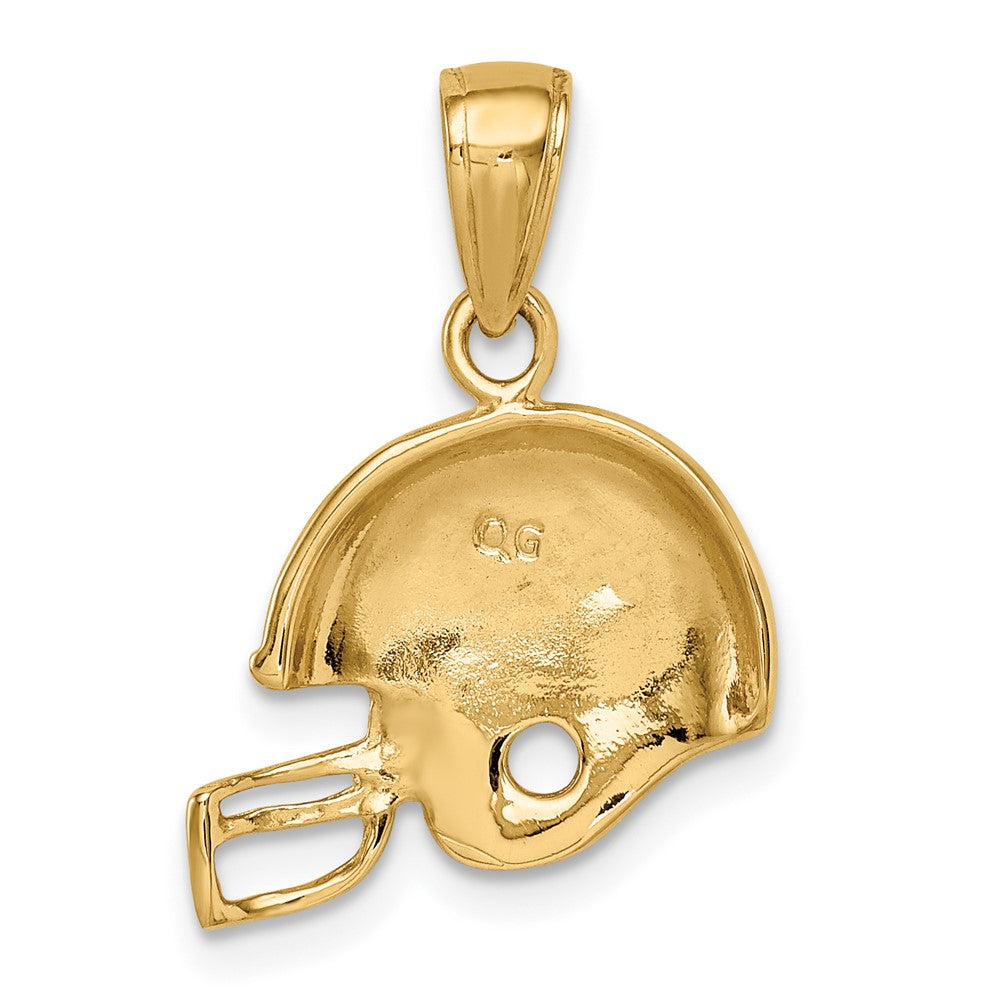 10k Football Helmet Pendant