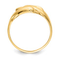 10k Double Dolphin Ring