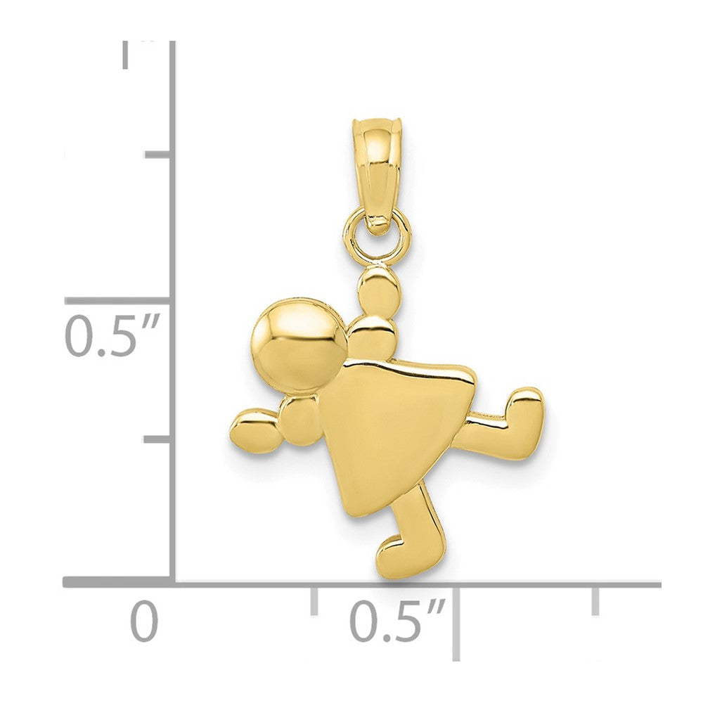 10k Little Girl Charm
