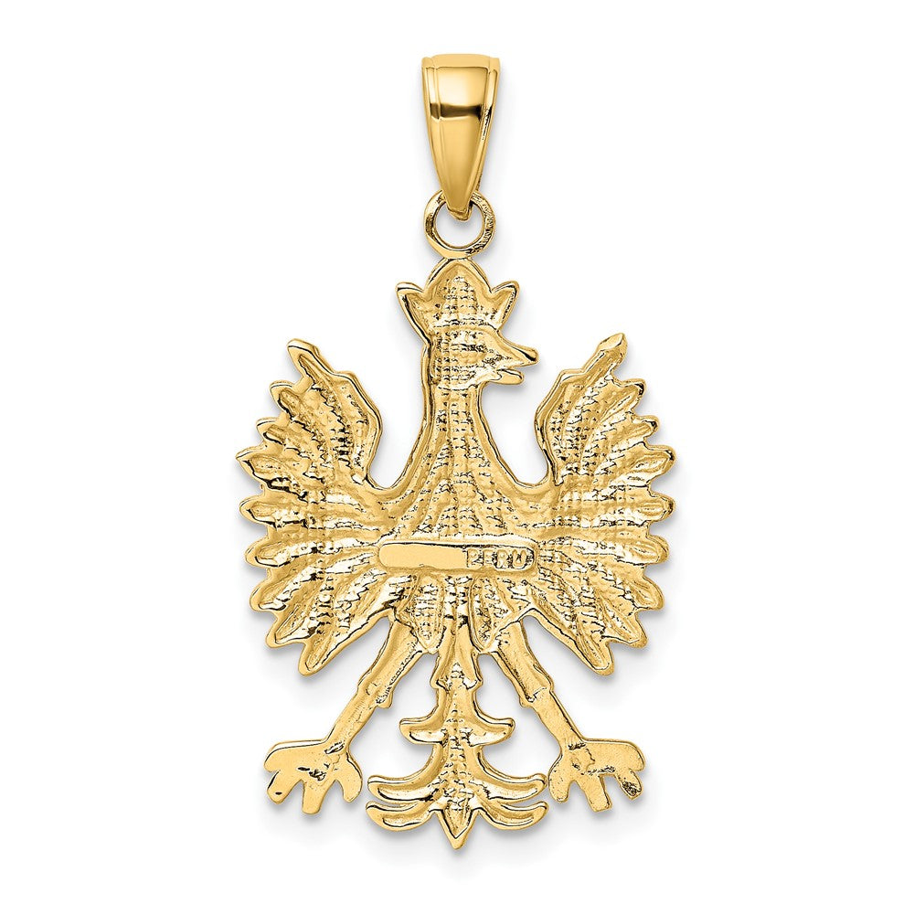 10K Phoenix Mythological Bird Charm