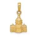 10k 3-D Washington D.C. Capitol Building Pendant