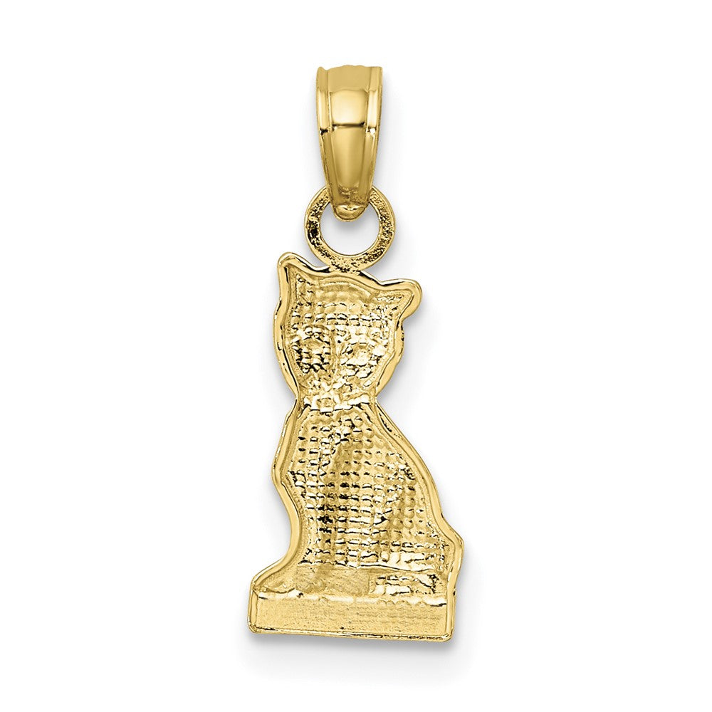 10k Mini Sitting Kitten Charm