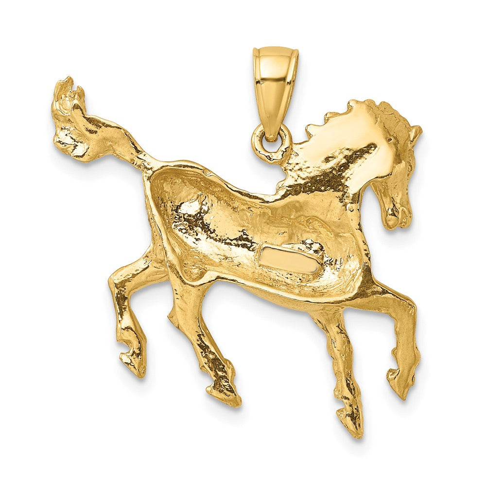 10K 2-D Horse Charm