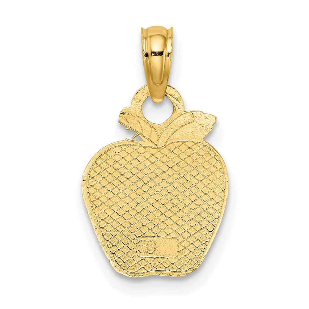 10K Polished Apple Charm