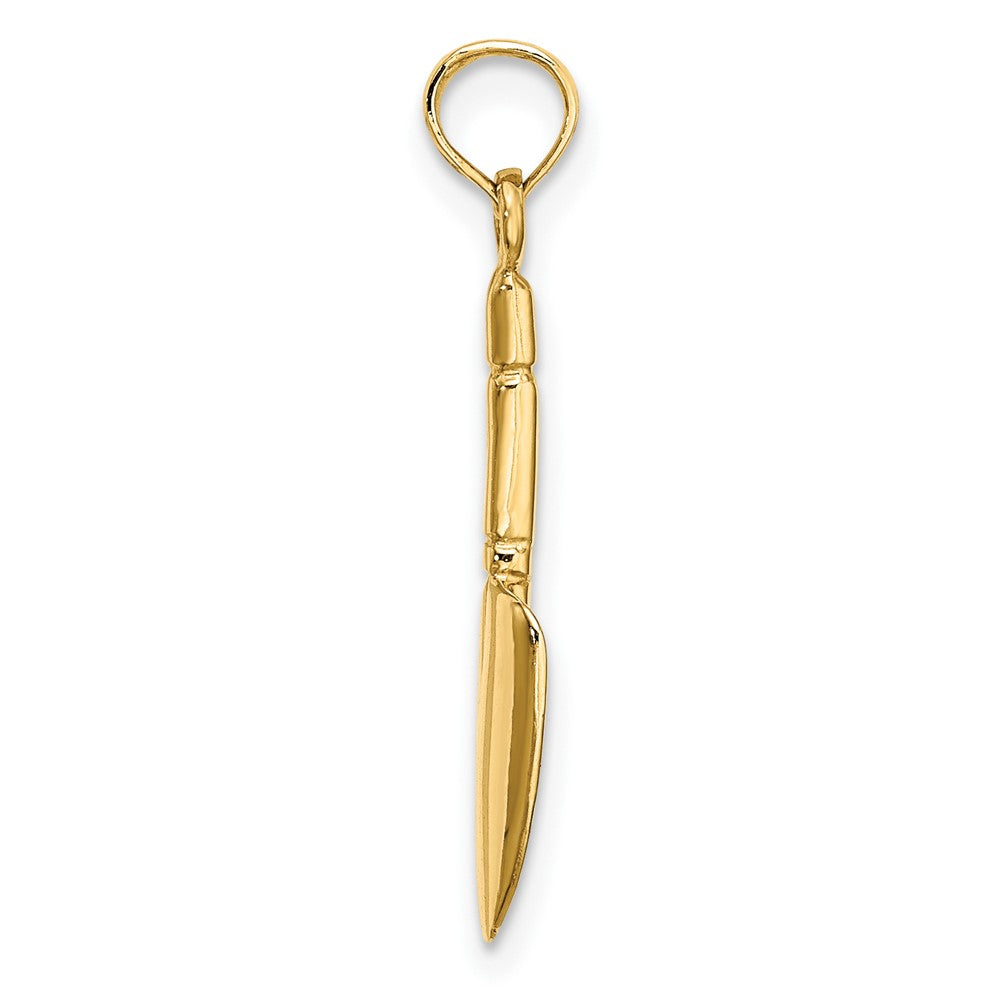10K 3-D Trowel Garden Tool Charm