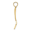10K 3-D Polished Spatula Charm