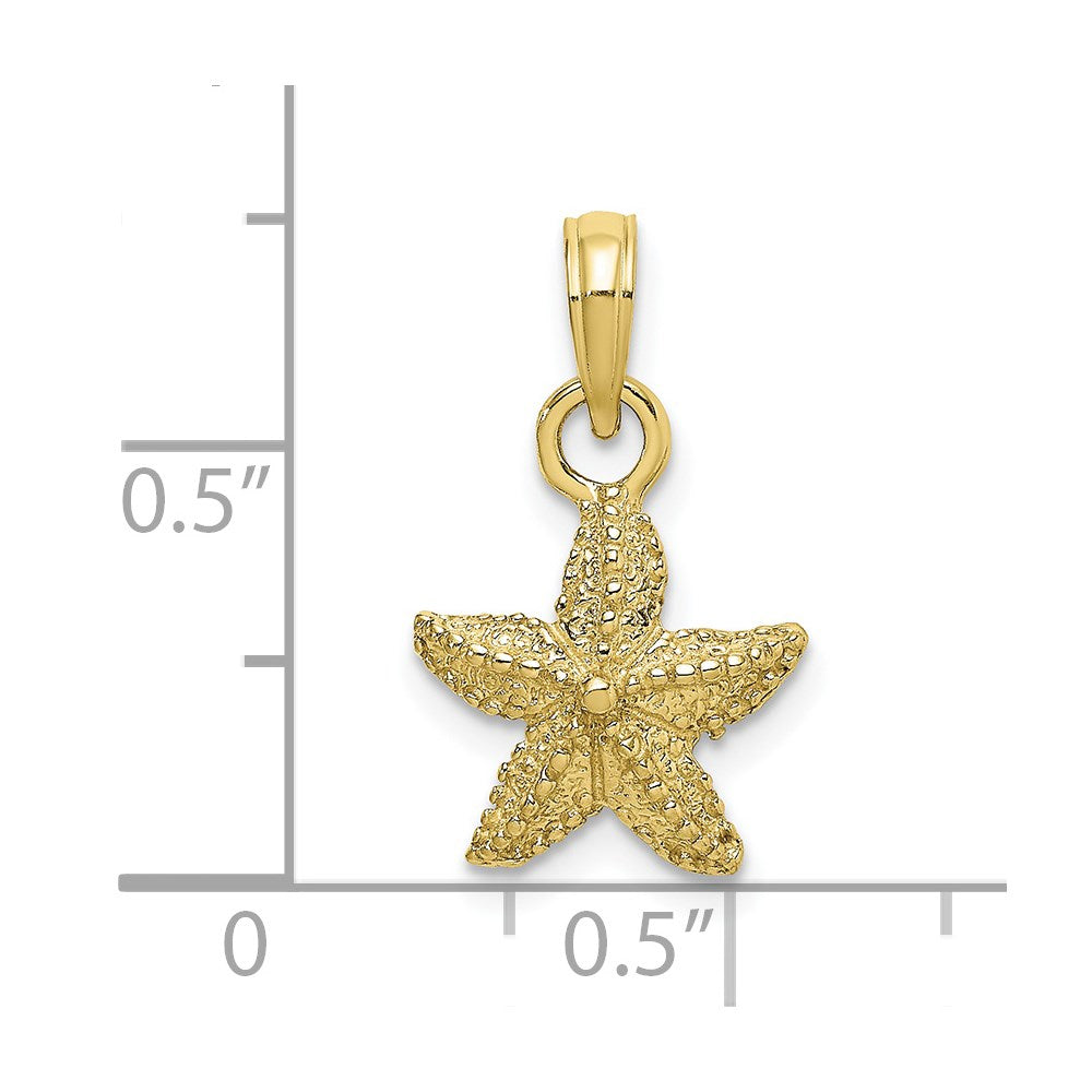 10k Starfish Charm