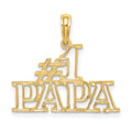 10K #1 PAPA Cut-out Charm