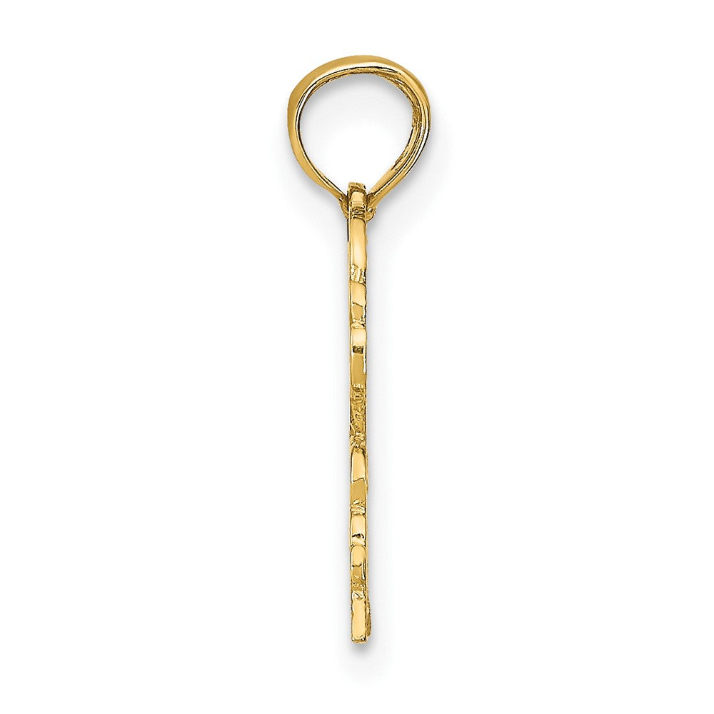 10k Cancer Zodiac Charm