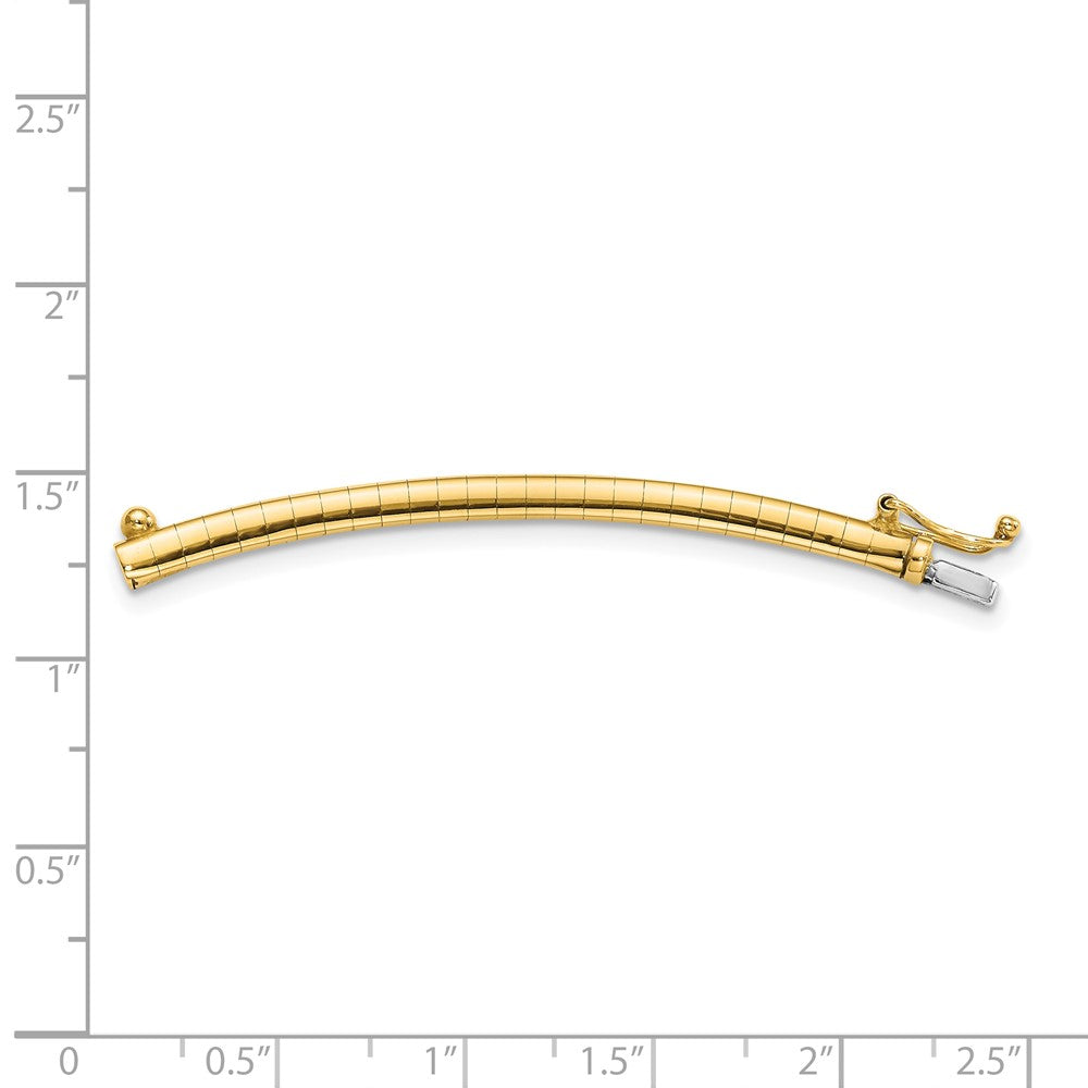 10k 3mm Omega Extender for Necklace