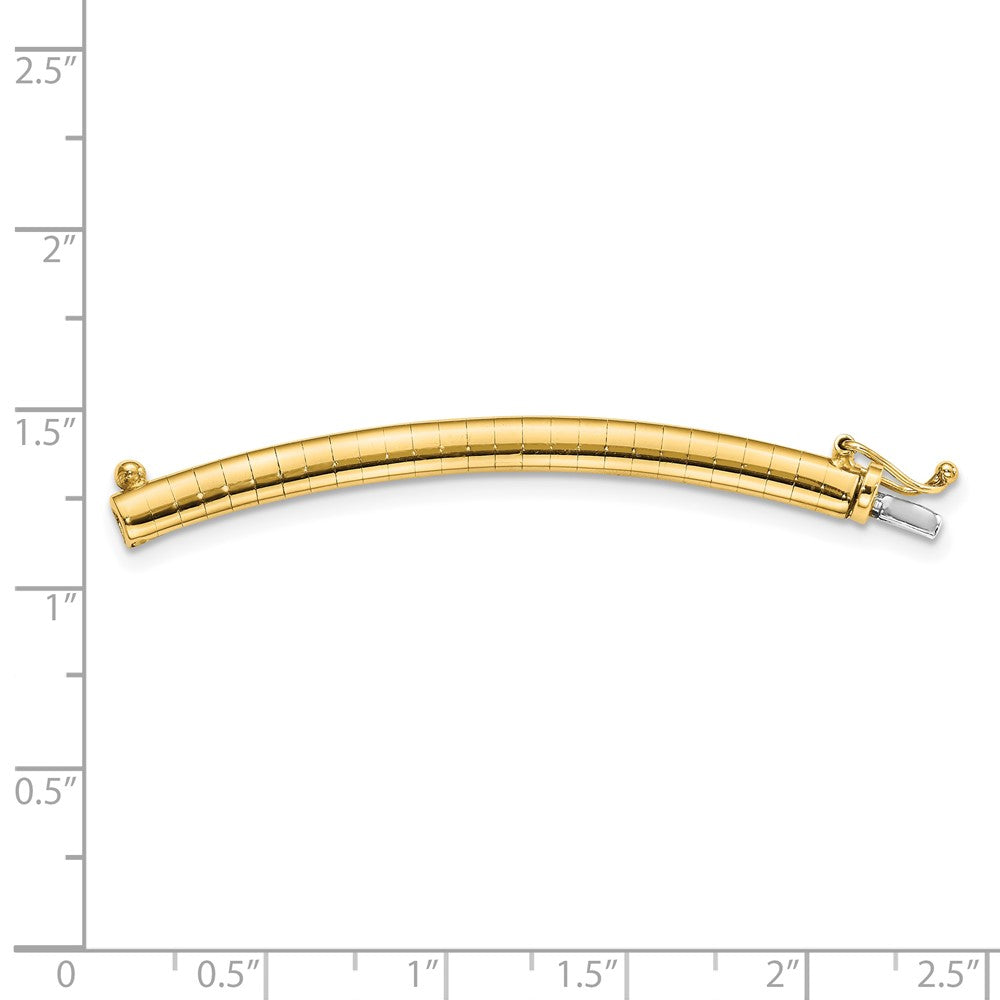 10k 4mm Omega Extender for Necklace