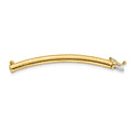 10k 4mm Omega Extender for Necklace