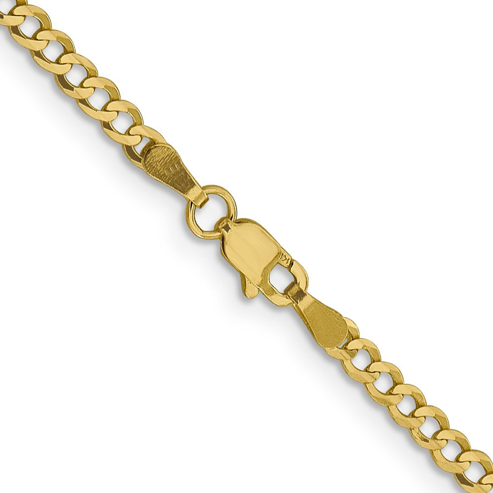 10K 3.1mm Lightweight Flat Cuban Chain