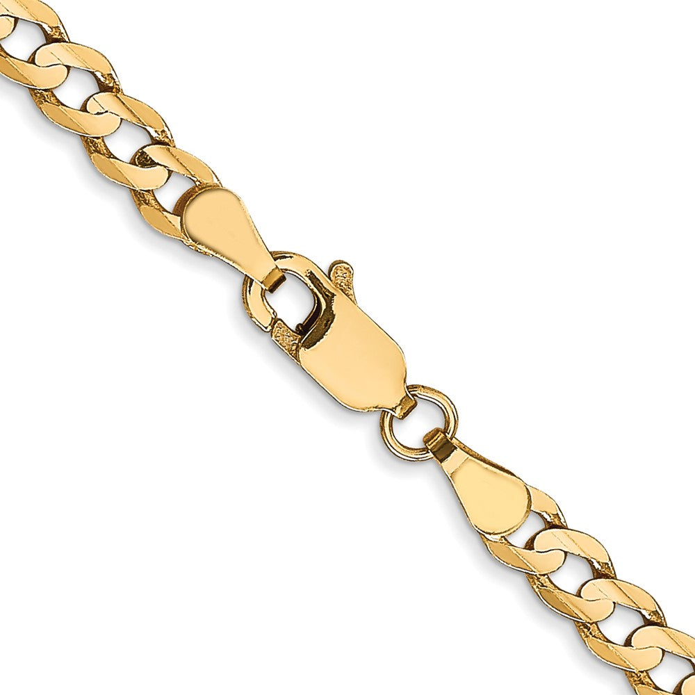 10K 3.8mm Open Concave Curb Chain 10K