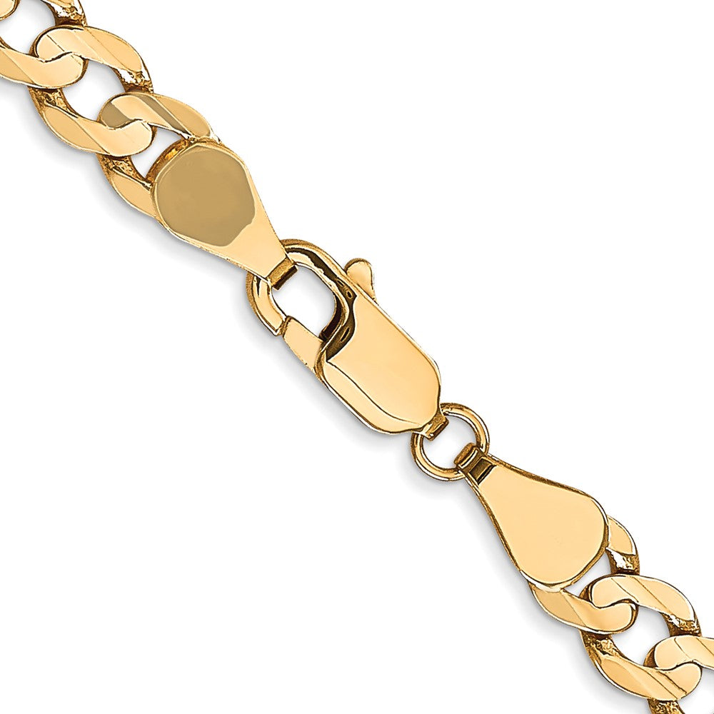 10K 5.25mm Open Concave Curb Chain 10K