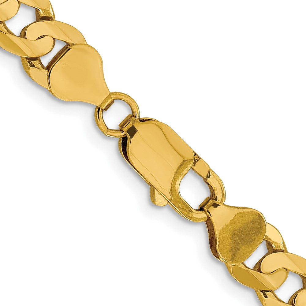 10K 7.5mm Open Concave Curb Chain 10K
