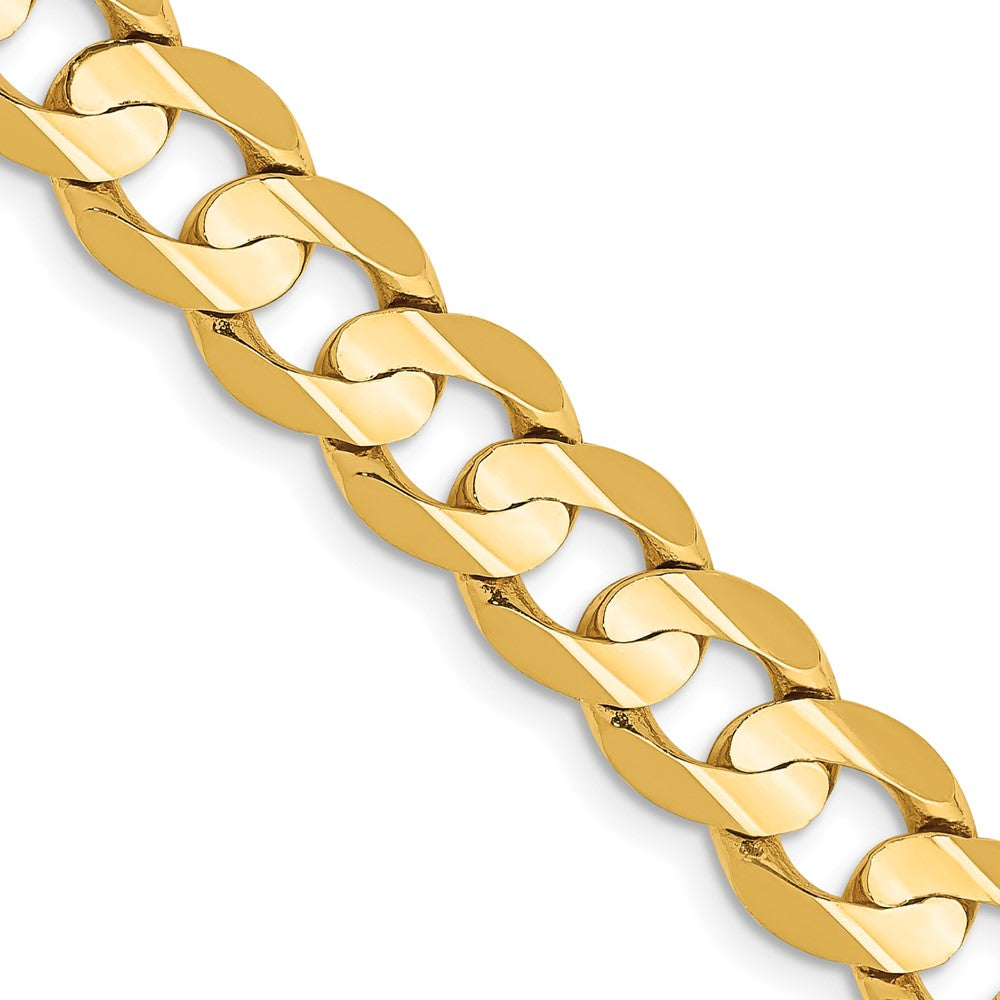 10K 7.5mm Open Concave Curb Chain 10K
