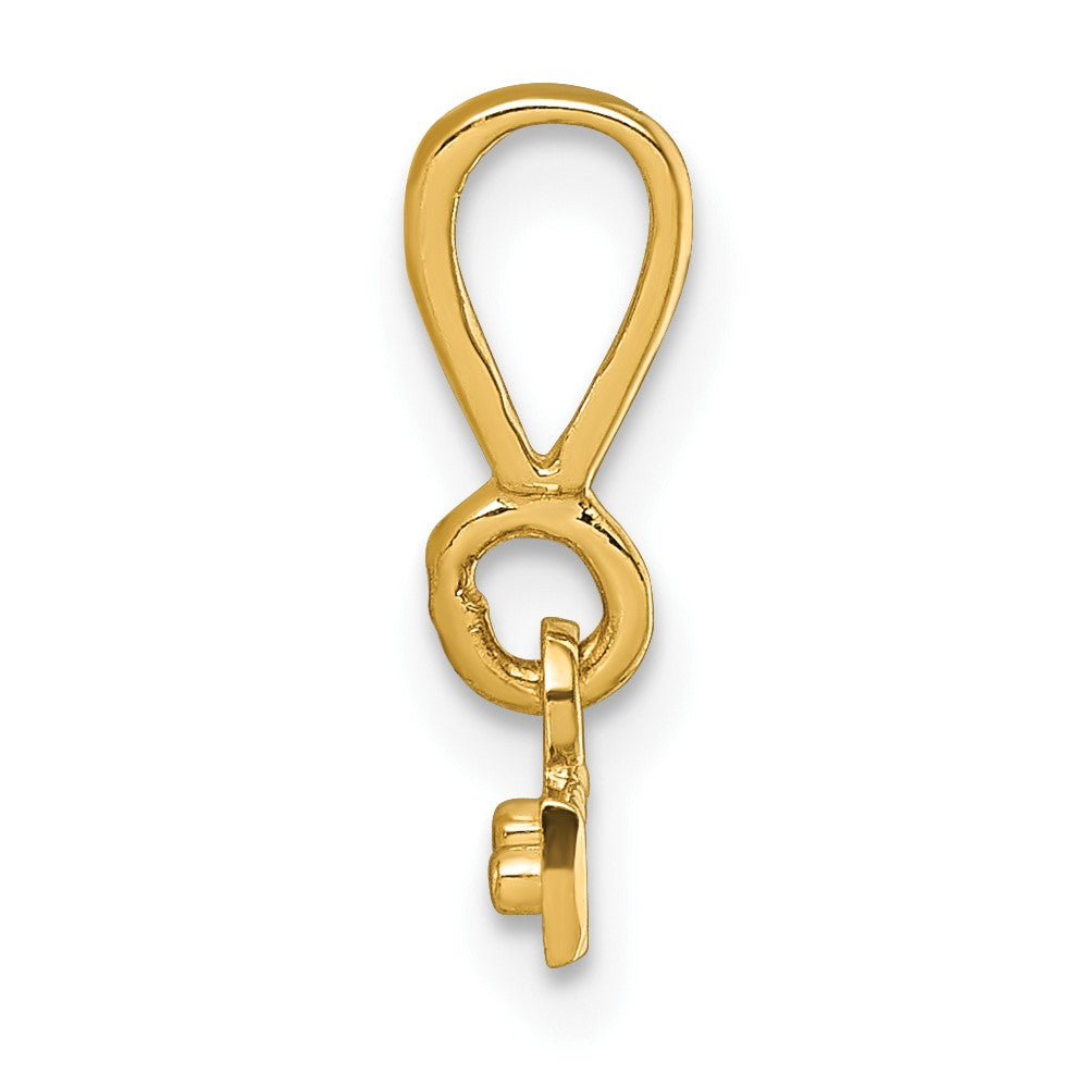 10ky Casted Large Diamond Cut Top Charm