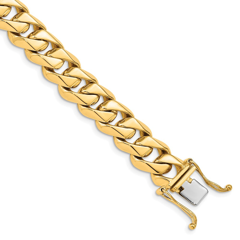 10k 11mm Hand-polished Traditional Link Chain