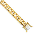 10k 10.2mm Hand-Polished Fancy Link Chain