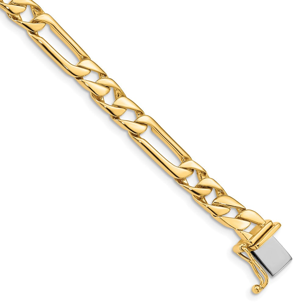 10k 6mm Hand-Polished Fancy Link Chain
