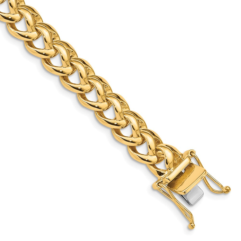 10k 8.6mm Hand-Polished Fancy Link Chain