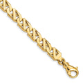 10k 7.9mm Fancy Link Hand Polished Chain