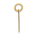 10k Small Satin Number 1 Charm