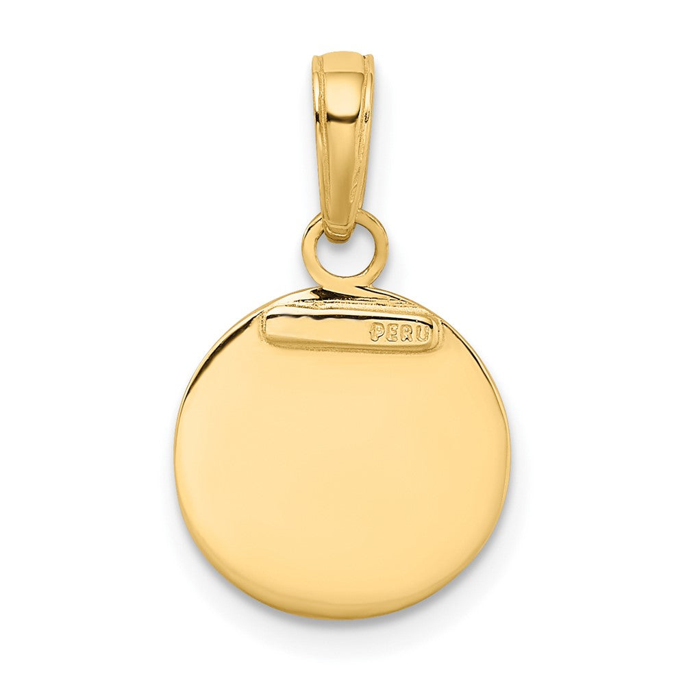 10K Saint Christopher Medal Charm