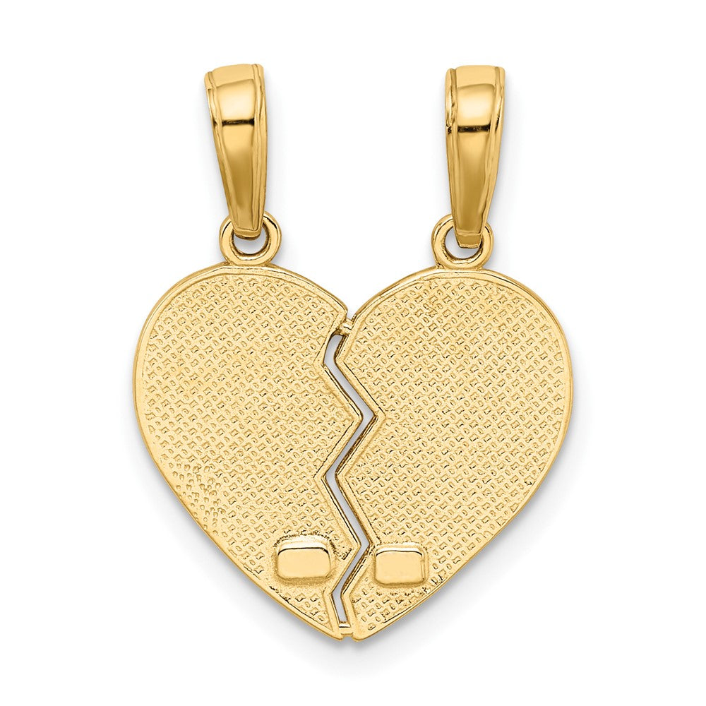 10K I LOVE YOU 2 Piece Break-A-Part Charm