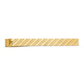 10k Men's Textured Tie Bar