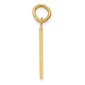 10k Medium Polished Number 4 Charm