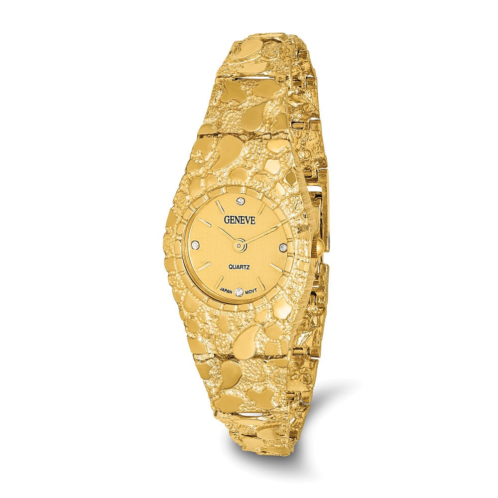 10k Champagne 22mm Dial Nugget Watch