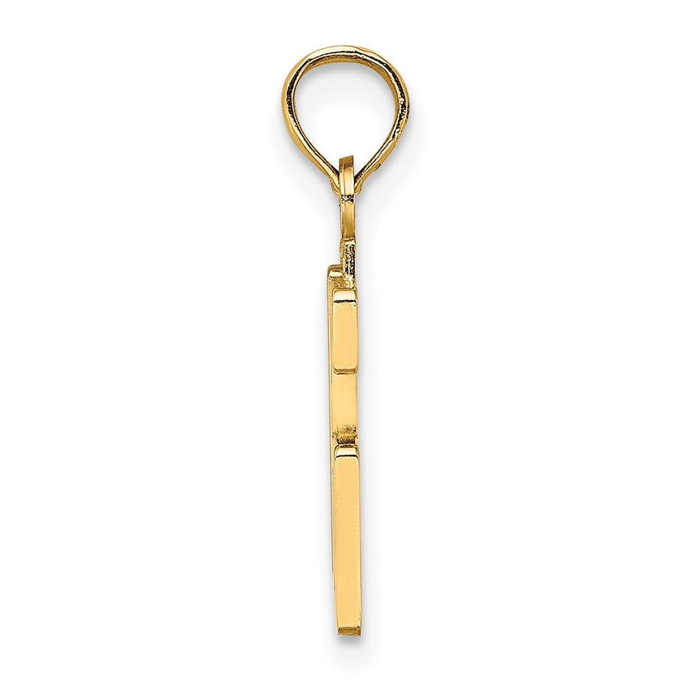 10K Number 16 Pendant