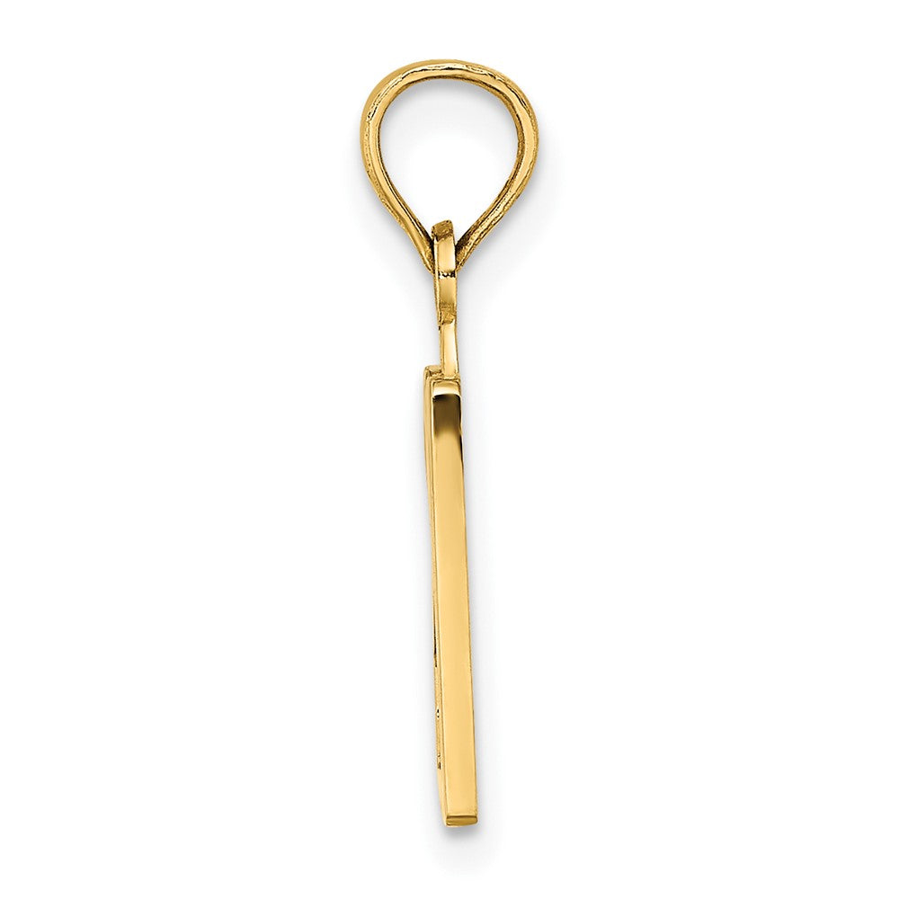 10K Number 20 Pendant