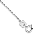 10k WG .8mm D/C Cable with Spring Ring Clasp Chain