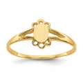 10k Childs Fancy Signet Ring