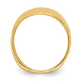 10K Polished Dome Ring
