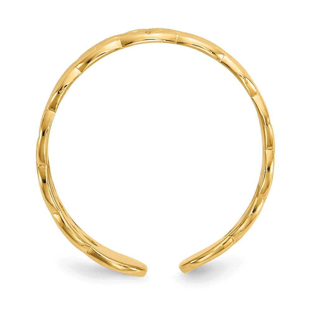 10K Celtic Toe Ring