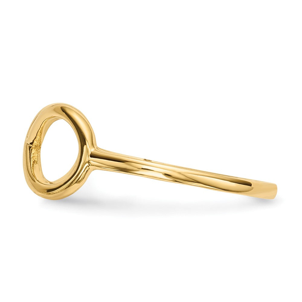10K Gold Polished Infinity Ring