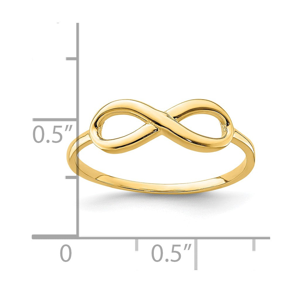 10K Infinity Ring