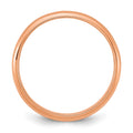 10K Rose Gold Polished 2mm Baby / Children's Ring