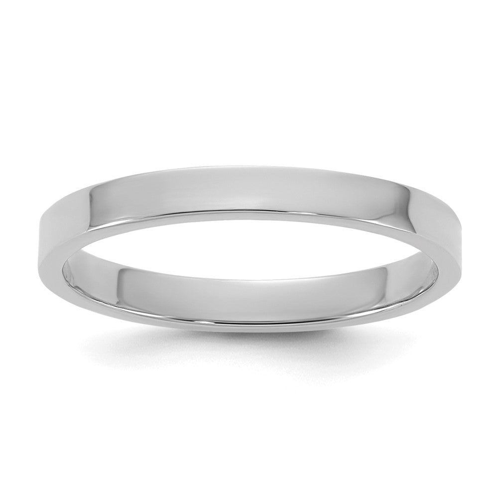 10K White Gold High Polished 2mm Band Baby / Children's Ring