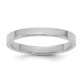 10K White Gold High Polished 2mm Band Baby / Children's Ring