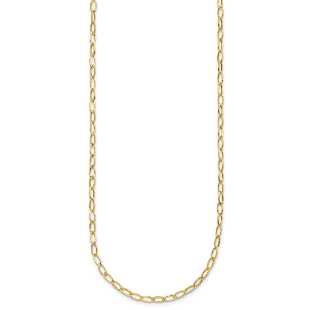 10k Oval Link 18\Necklace"