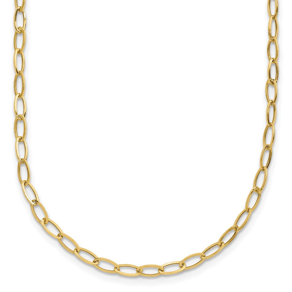 10k Oval Link 18\Necklace"