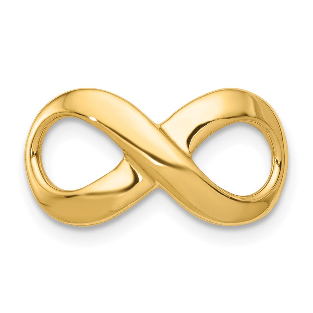 10K Fancy Polished Infinity Figure-8 Slide